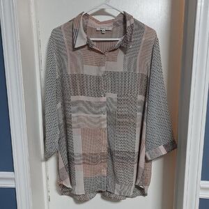 Rose+Olive Button Down Blouse